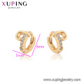 96889 xuping 18kgold cor banhado hoop crianças brincos jóias